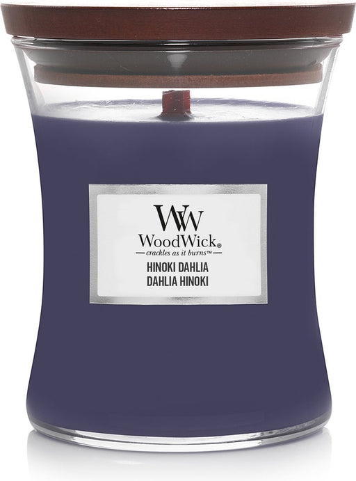 Woodwick Hinoki Dahlia Medium Candle