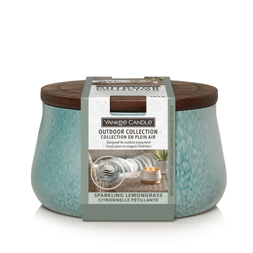 Yankee Candle Sparkling Lemongrass Outdoor Candle