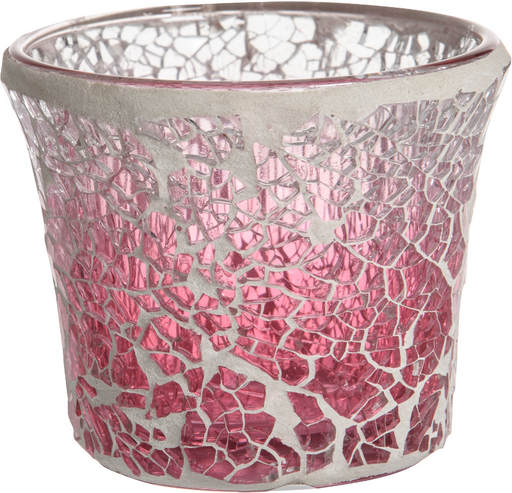 Yankee Candle Pink Fade Crackle Votive Holder