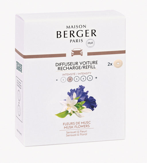 Maison Berger Paris Musk Flowers Car Refill Diffuser