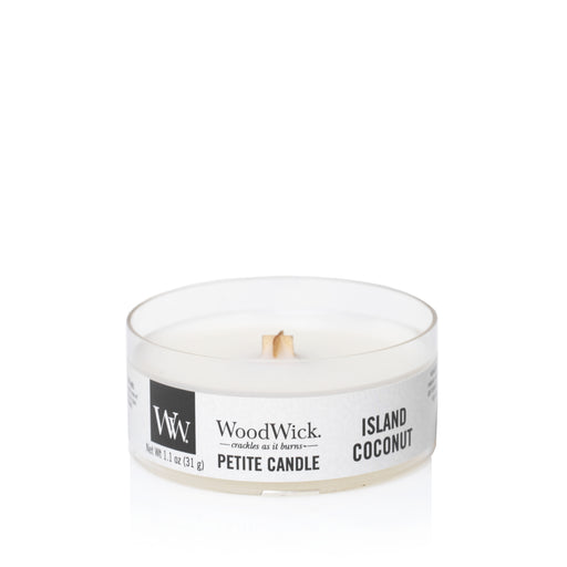 Woodwick Island Coconut Petite Candle 