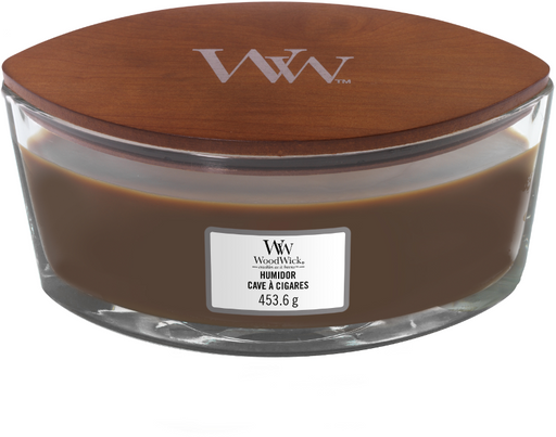 Woodwick Humidor Ellipse  Candle